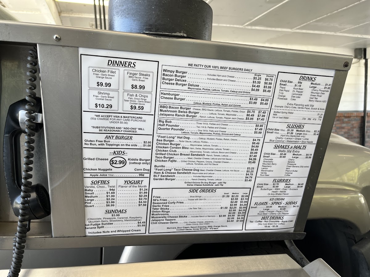 Menu Roe-Ann Drive-In-10