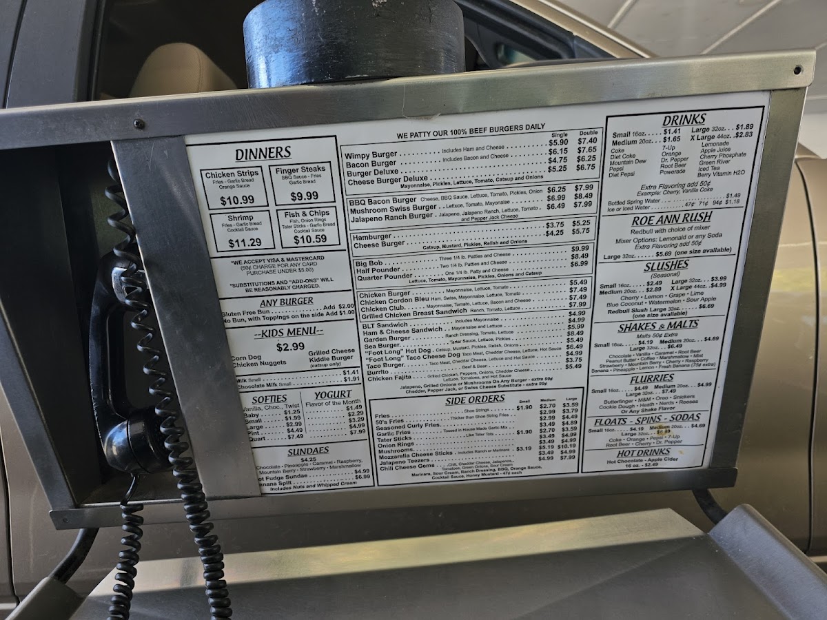 Menu Roe-Ann Drive-In-6