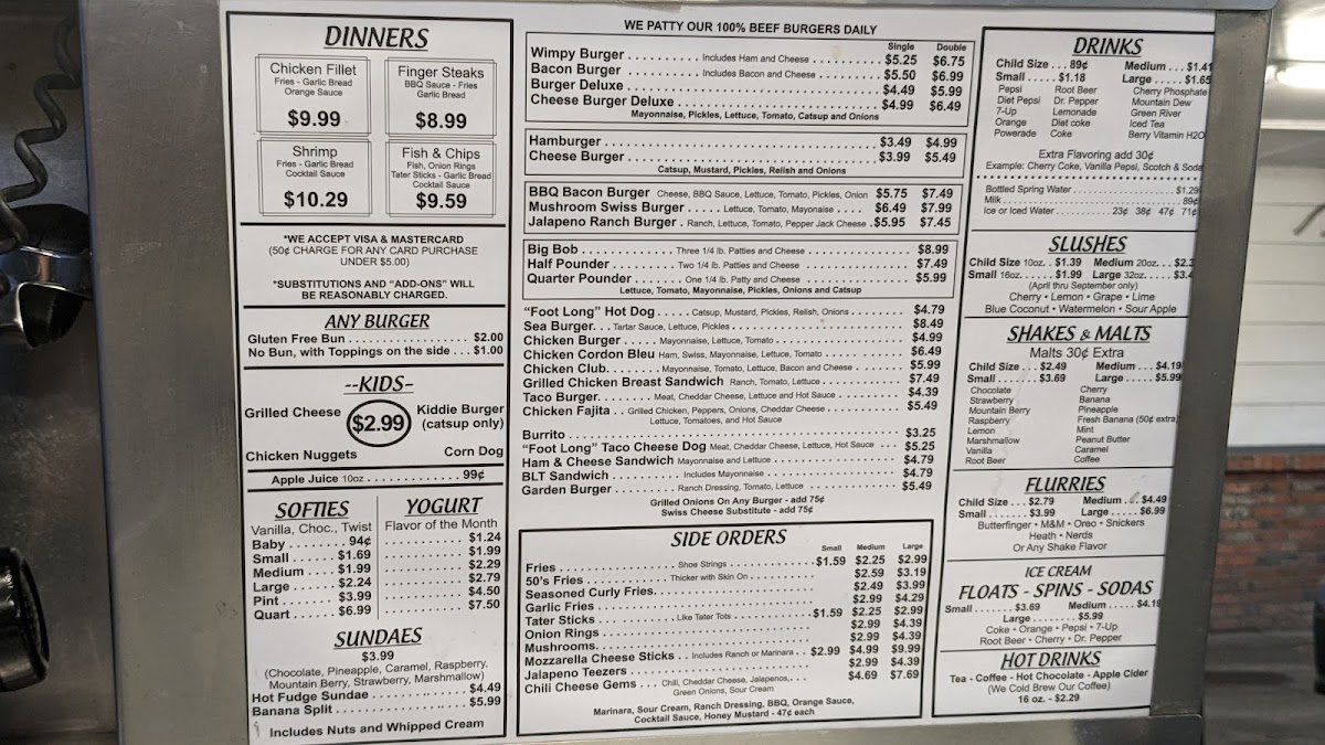 Menu Roe-Ann Drive-In-7