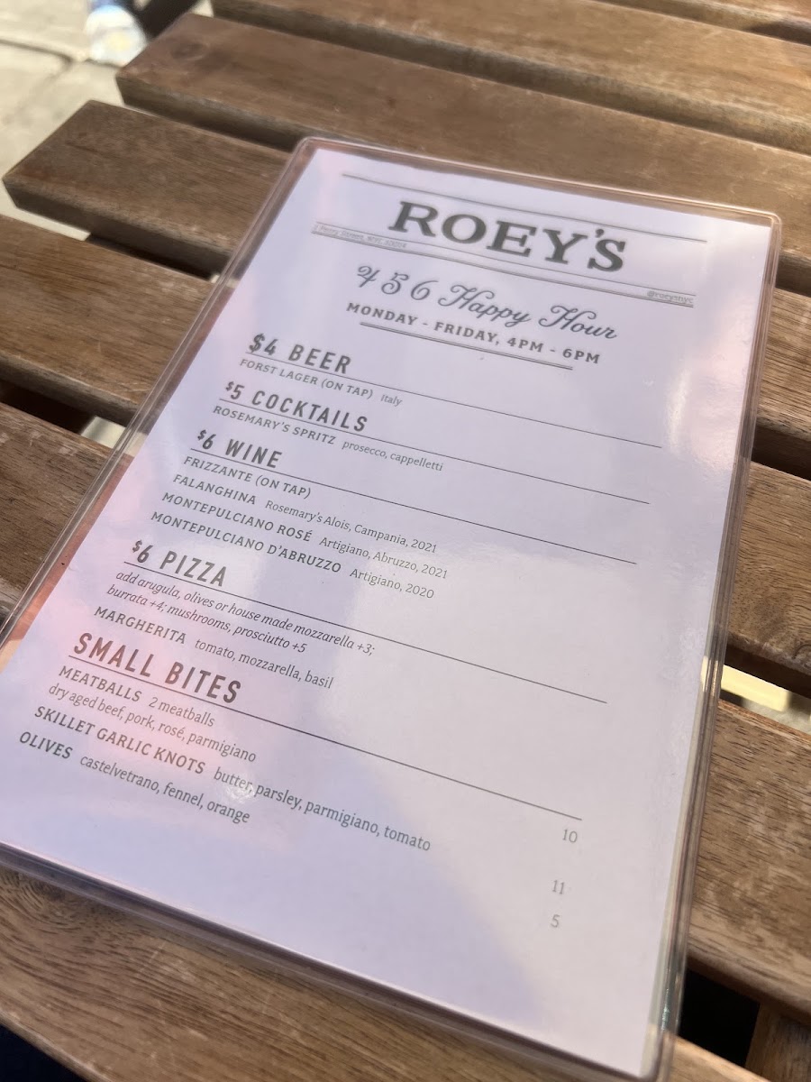 Menu Roey's-8