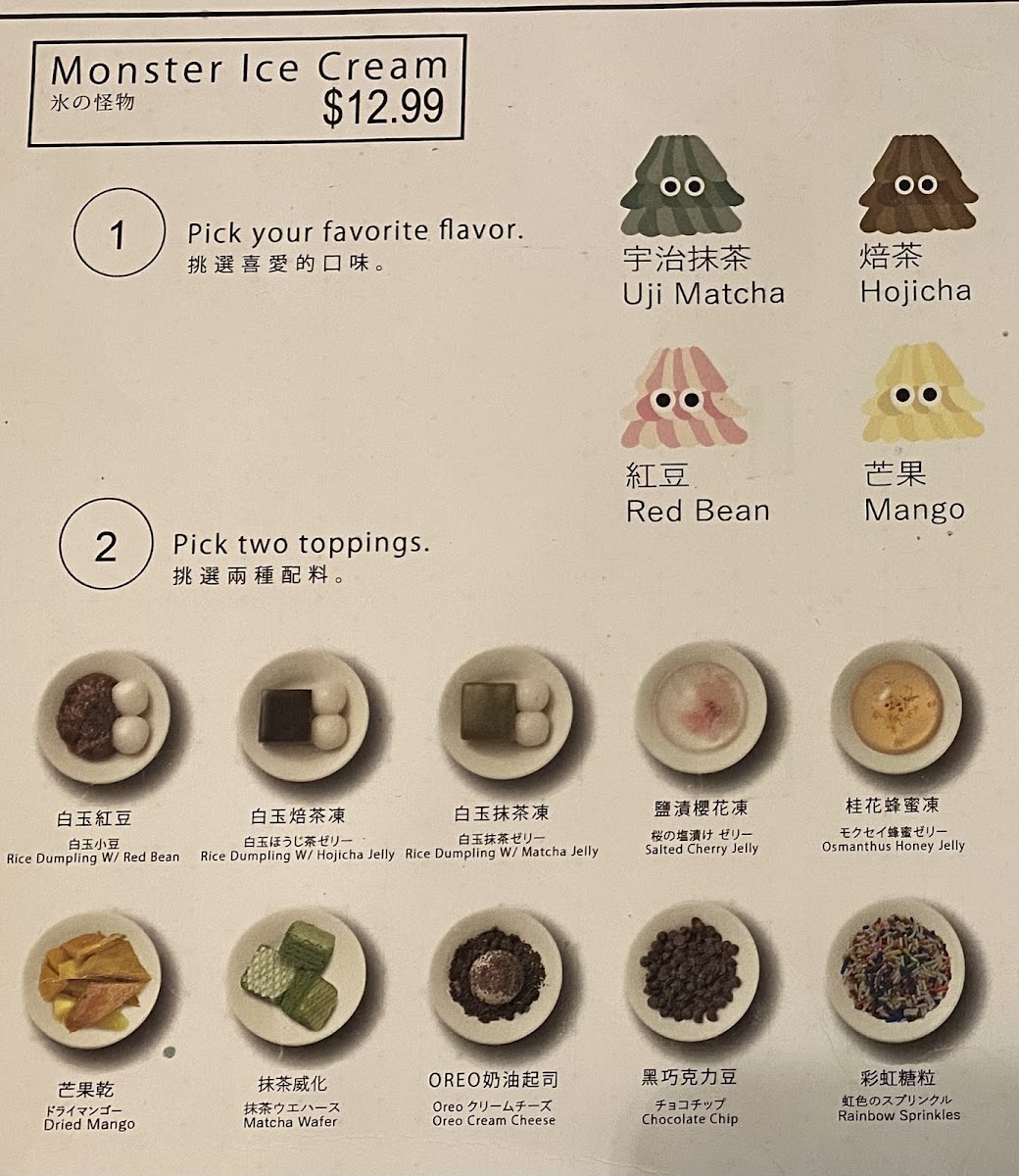 Menu Roji Monster Ice Cream-3