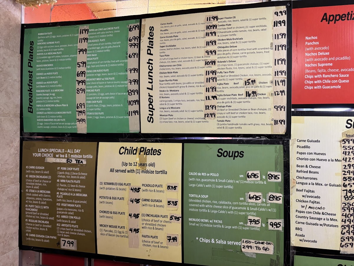 Menu Rolando's Super Taco-2