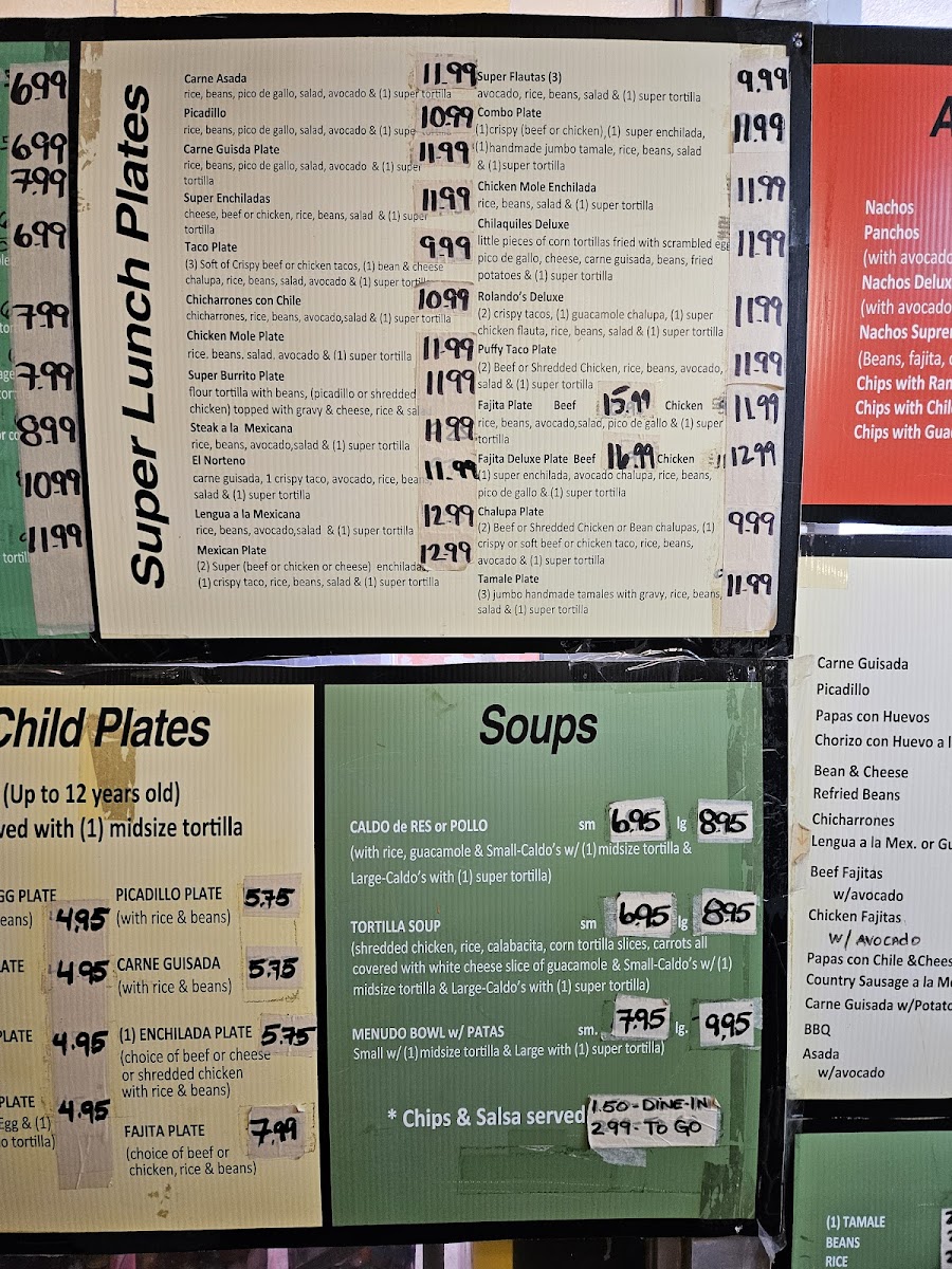 Menu Rolando's Super Taco-3
