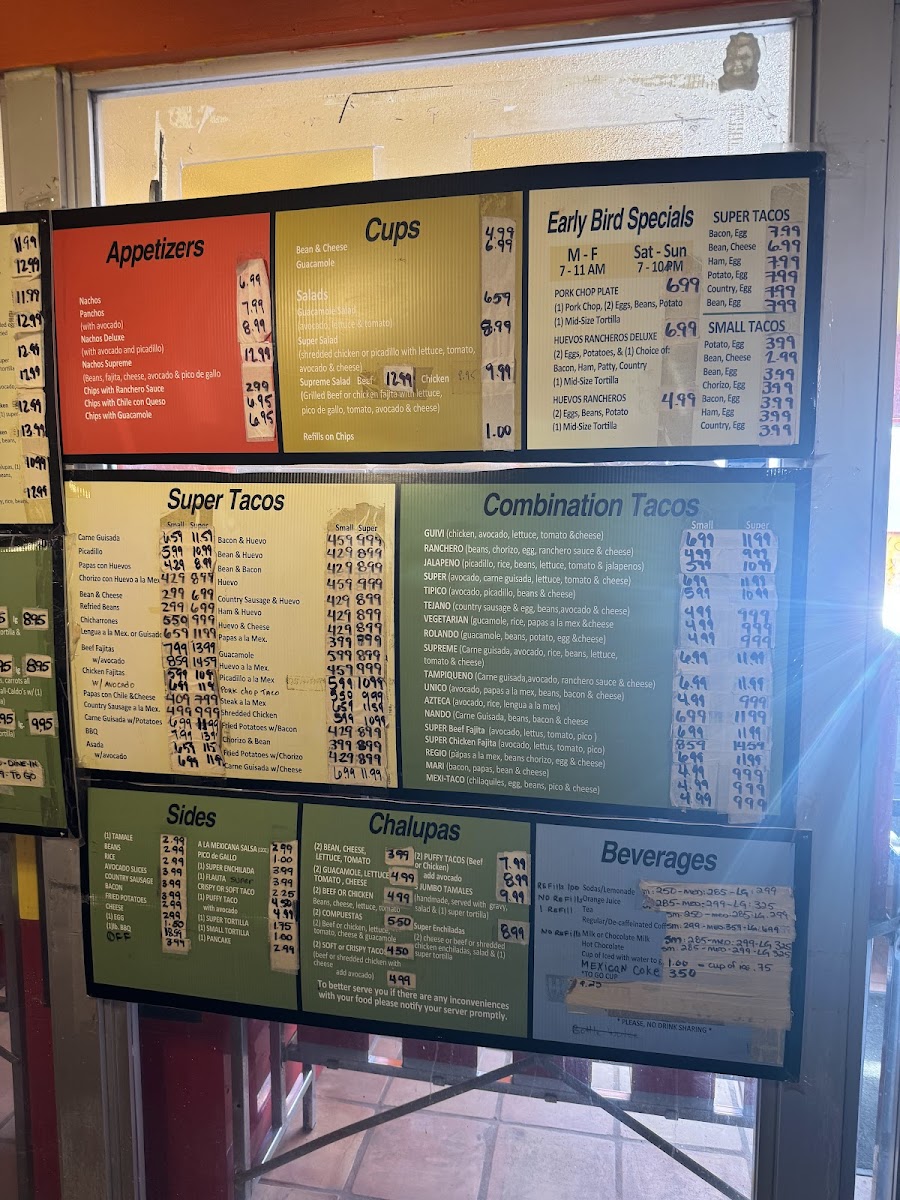 Menu Rolando's Super Taco-5
