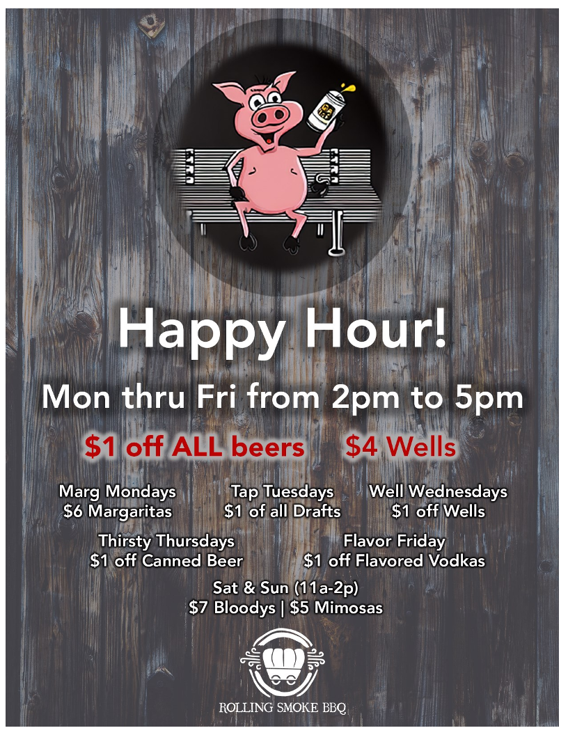 Menu Rolling Smoke Bbq - Wheat Ridge-3