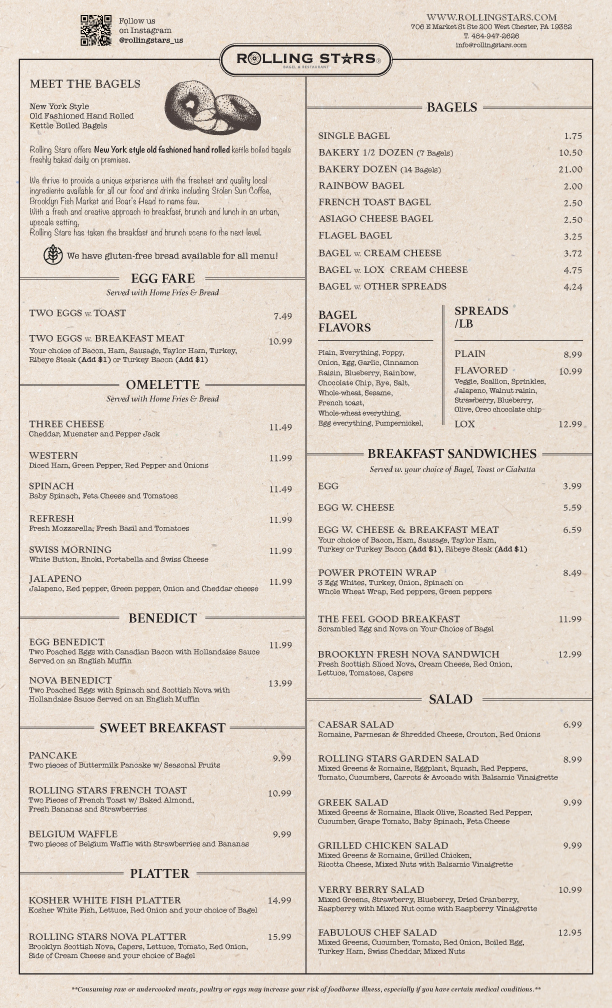 Menu Rolling Stars West Chester-2
