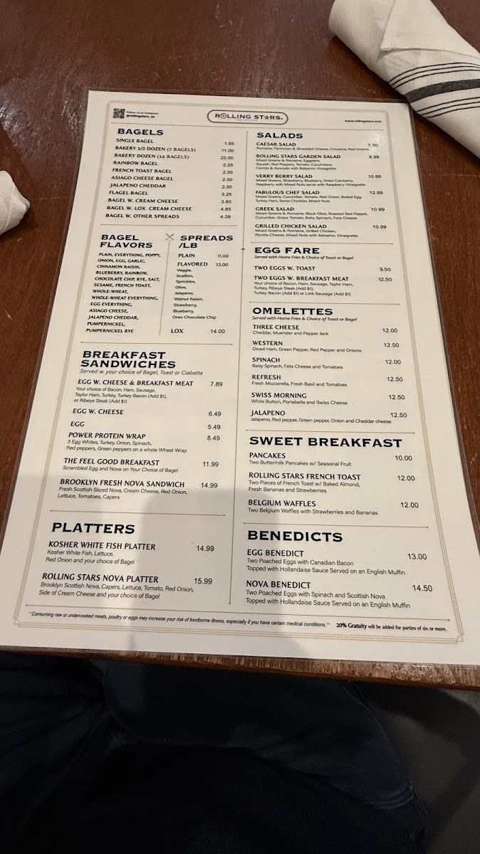 Menu Rolling Stars West Chester-4