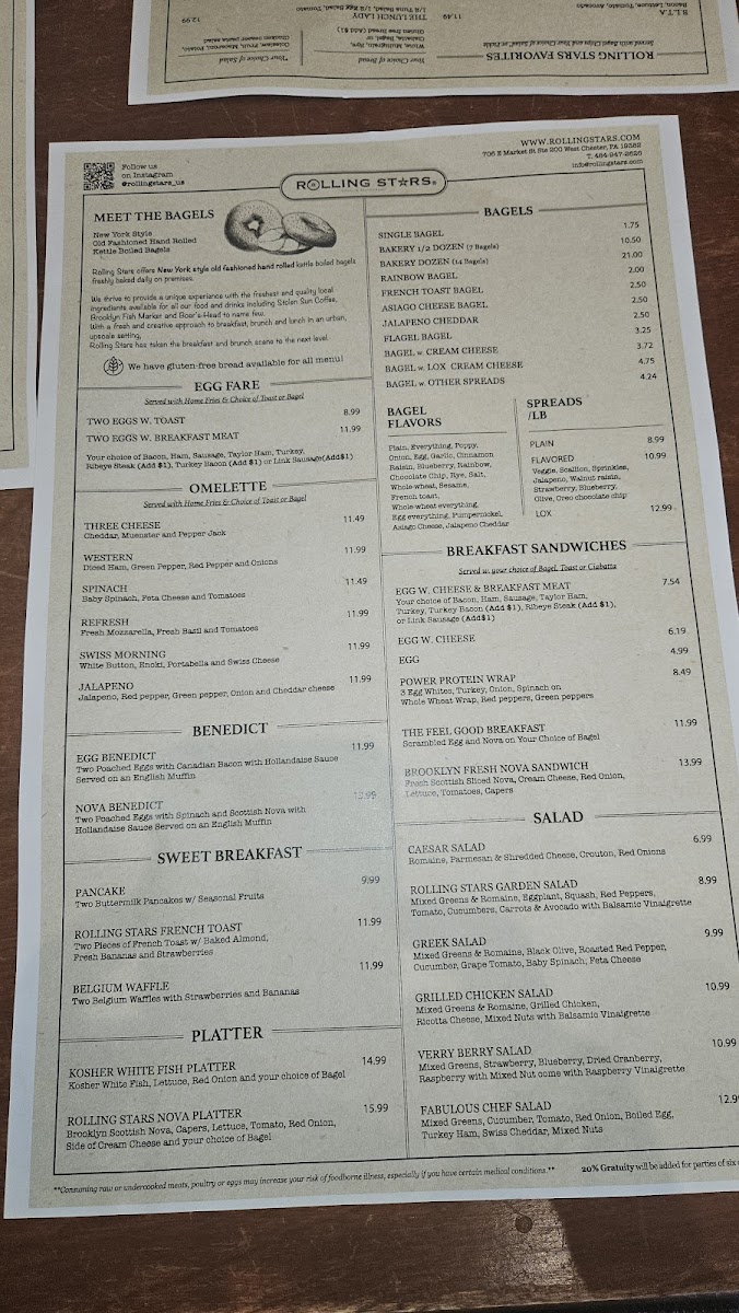 Menu Rolling Stars West Chester-6