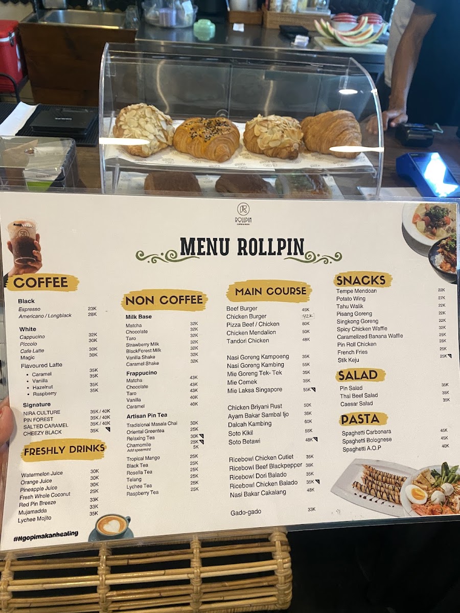 Menu Rollpin. Casual Smart Dine-1