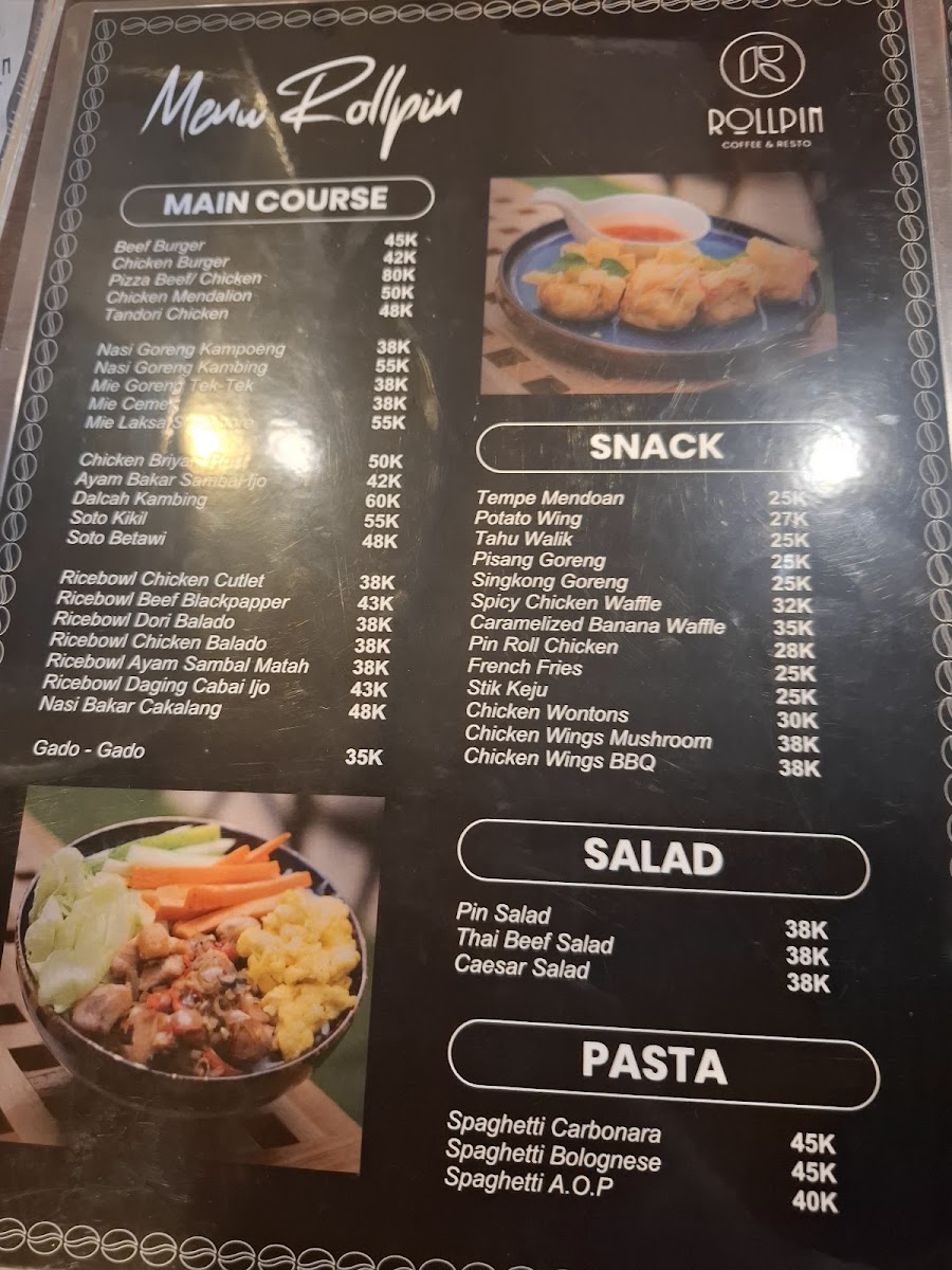 Menu Rollpin. Casual Smart Dine-3