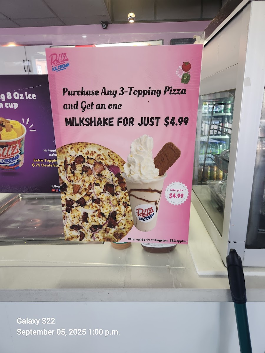 Menu Rollz Ice Cream & Desserts Kingston-2