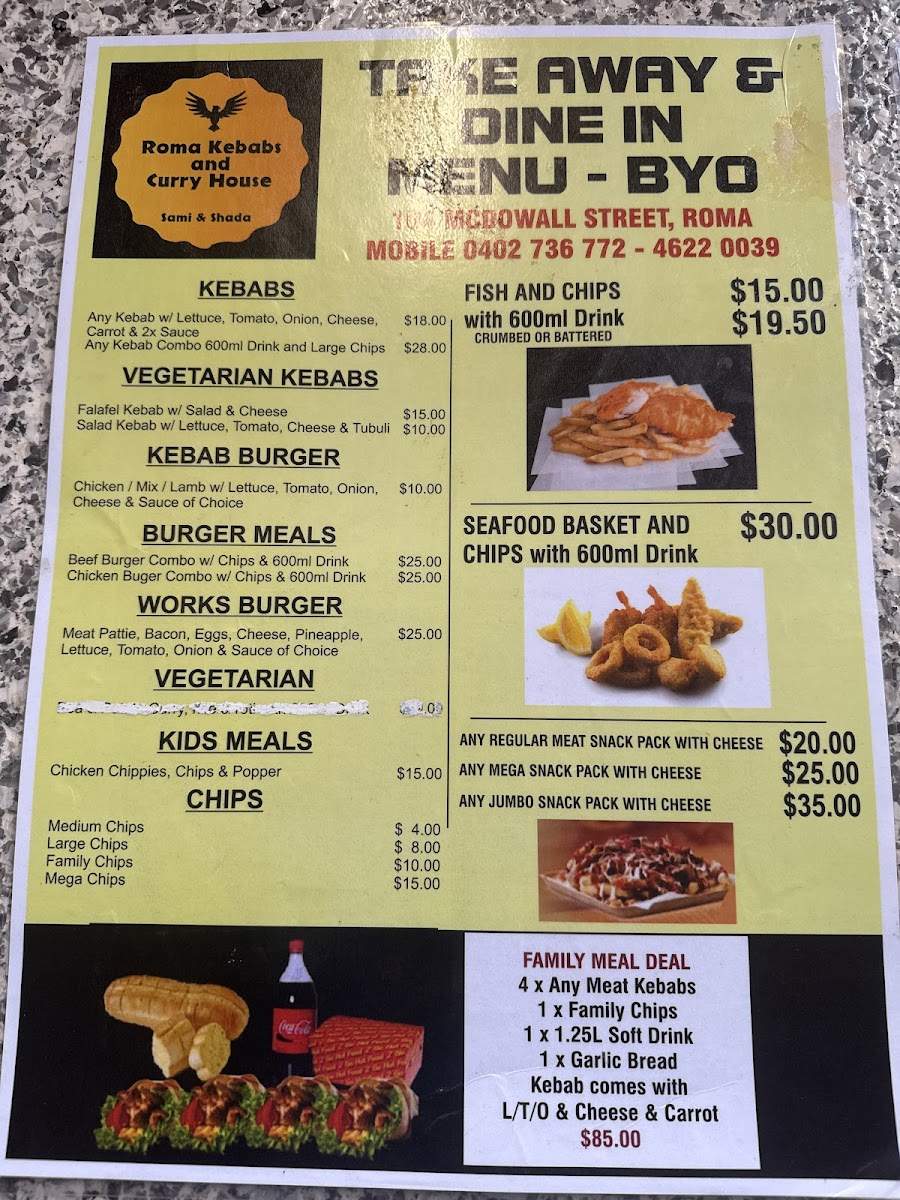 Menu Roma Kebabs And Curry House-2