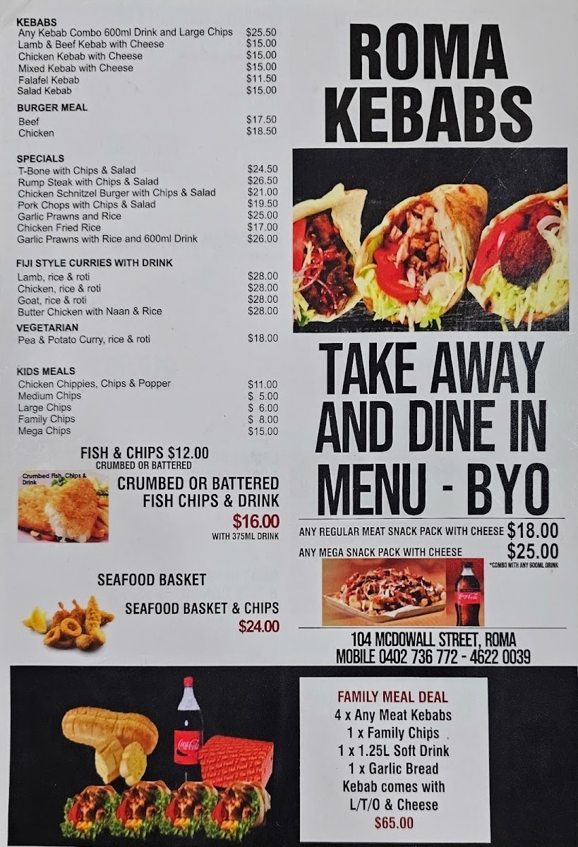 Menu Roma Kebabs And Curry House-4