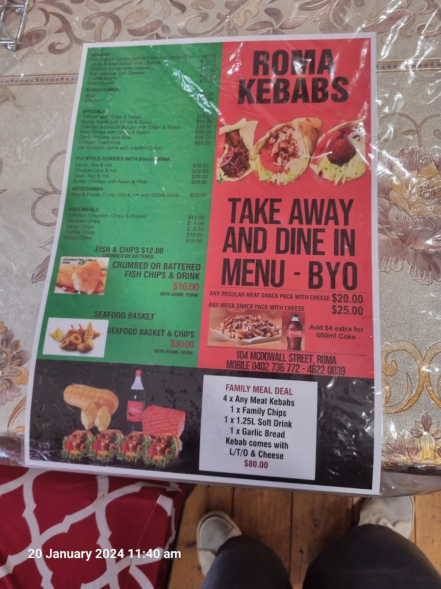 Menu Roma Kebabs And Curry House-7