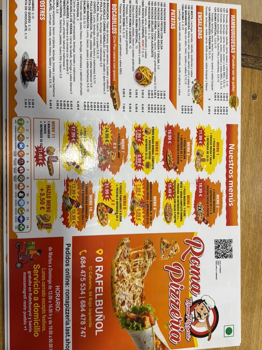 Menu Roma Pizza Doner Kebab-2