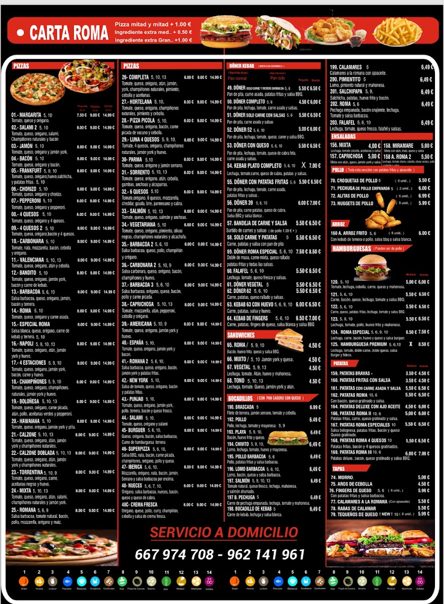 Menu Roma Pizza Doner Kebab-4