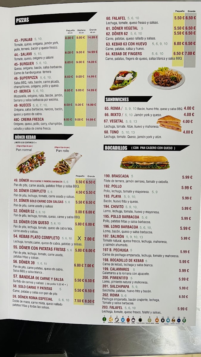 Menu Roma Pizza Doner Kebab-5