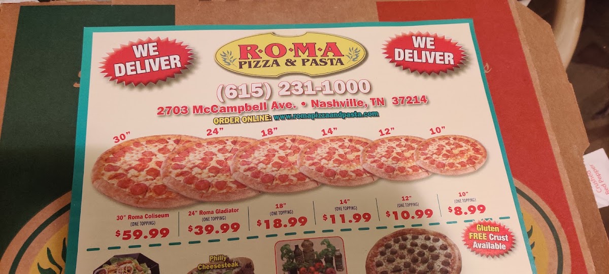 Menu Roma Pizza & Pasta-5