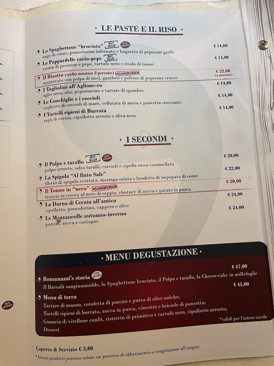 Menu Romanazzi's-2