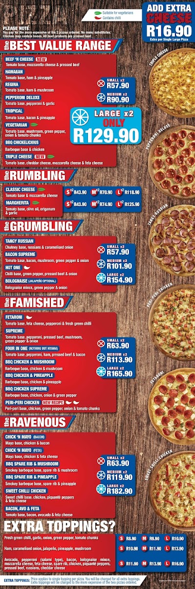 Menu Roman's Pizza Hebron-1