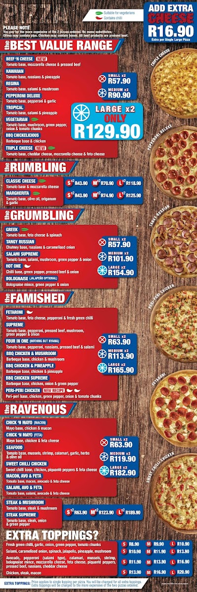 Menu Roman's Pizza Melrose Crossing-1