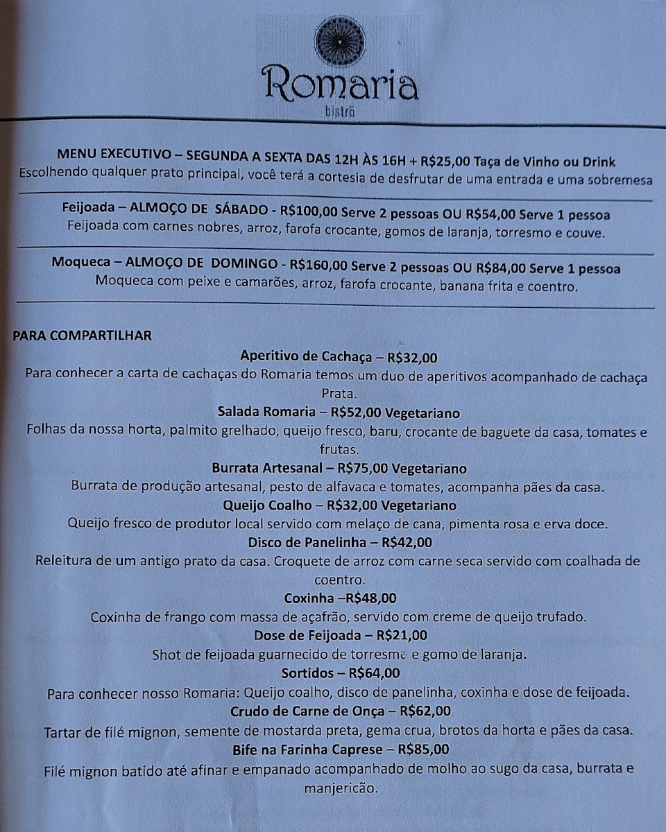 Menu Romaria Bistrô - Divina Pousada-3