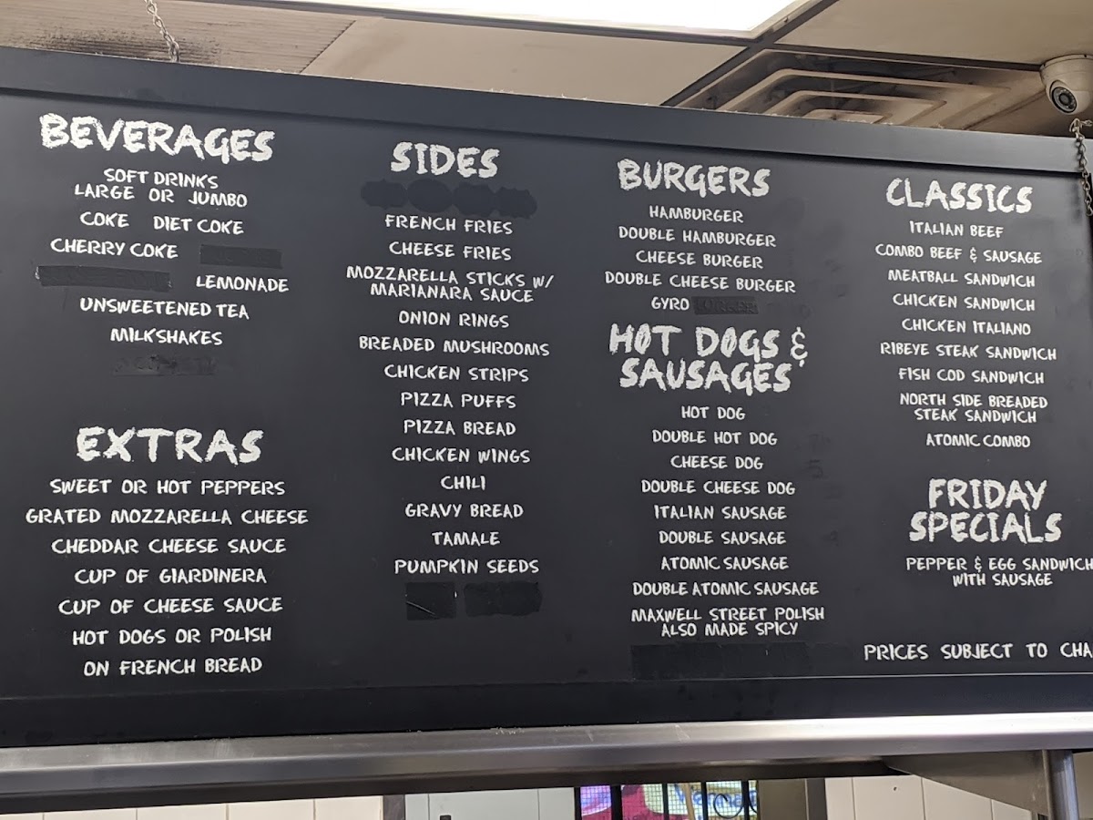 Menu Roma's Italian Beef & Sausage-2