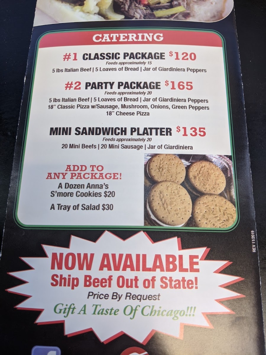 Menu Roma's Italian Beef & Sausage-6