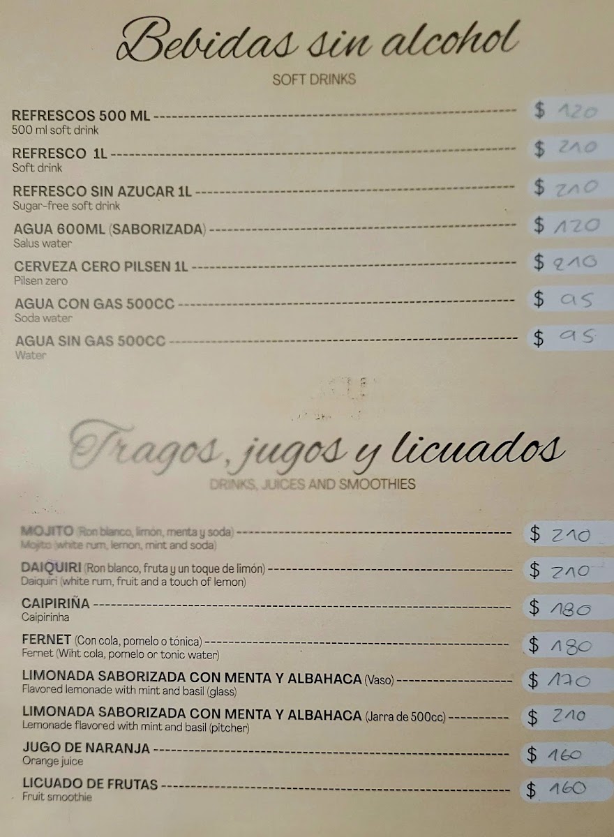 Menu Romero’S Restaurant-7
