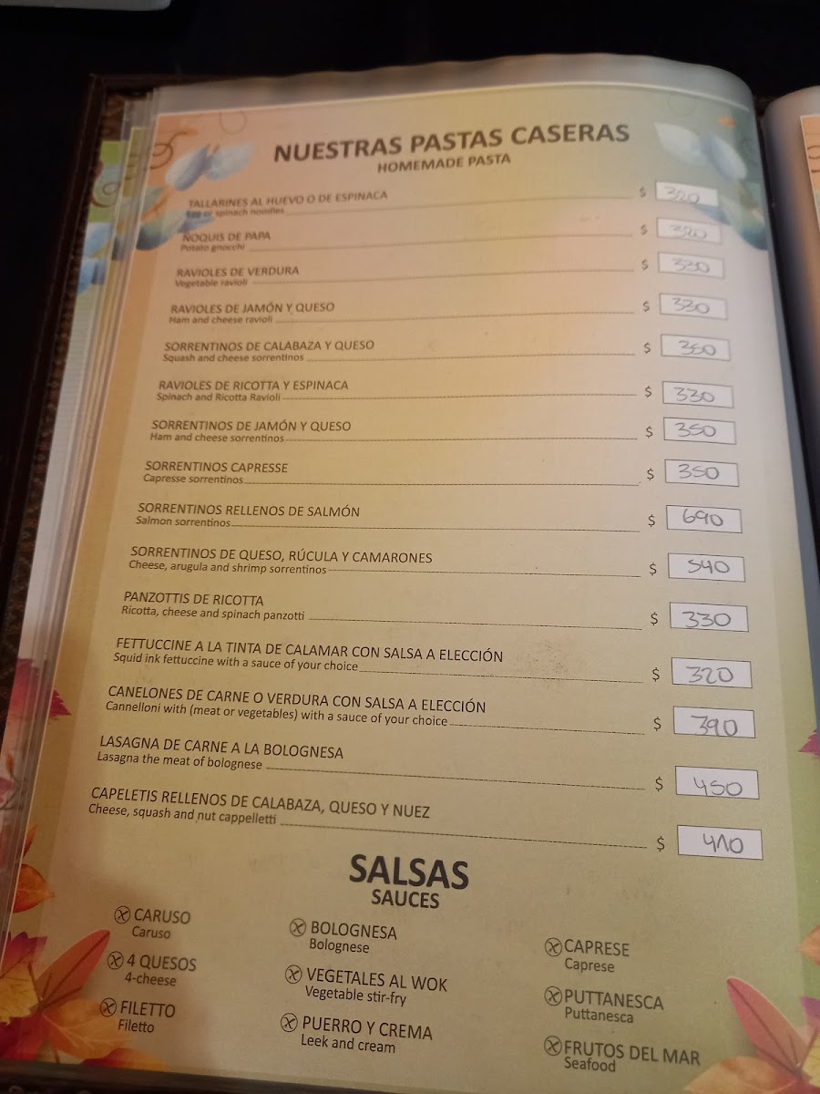 Menu Romero’S Restaurant-8