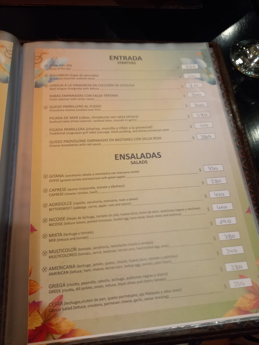 Menu Romero’S Restaurant-9