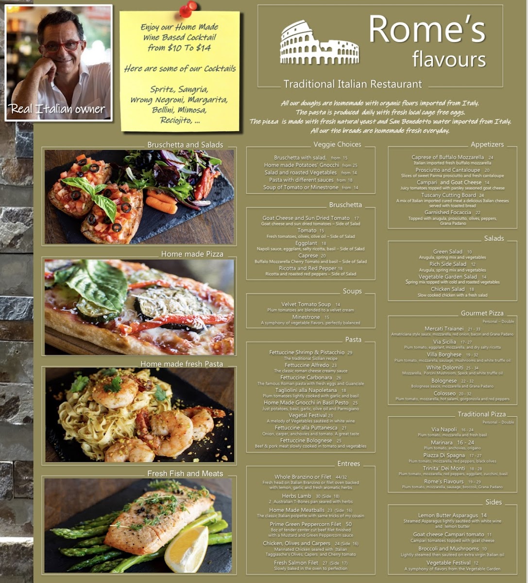 Menu Rome's Flavours-1