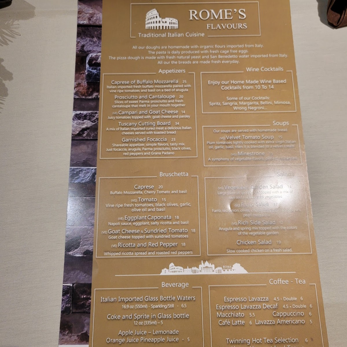 Menu Rome's Flavours-3