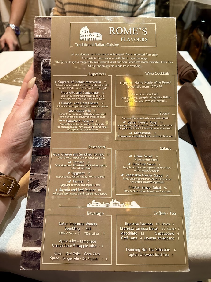 Menu Rome's Flavours-6
