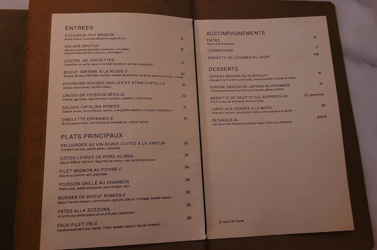 Menu Romies-3
