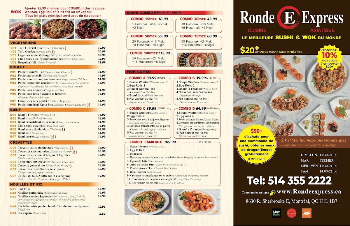 Menu Ronde Express-1