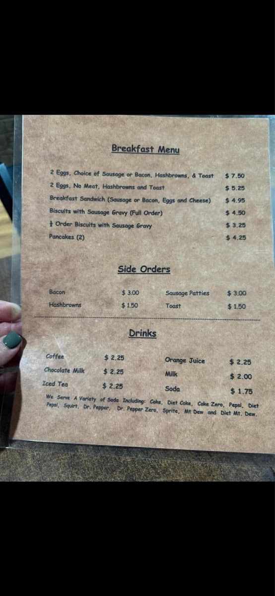Menu Ronna's Hut-8