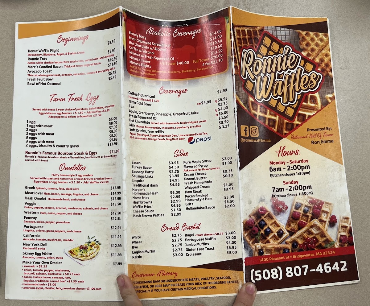 Menu Ronnie Waffles-1