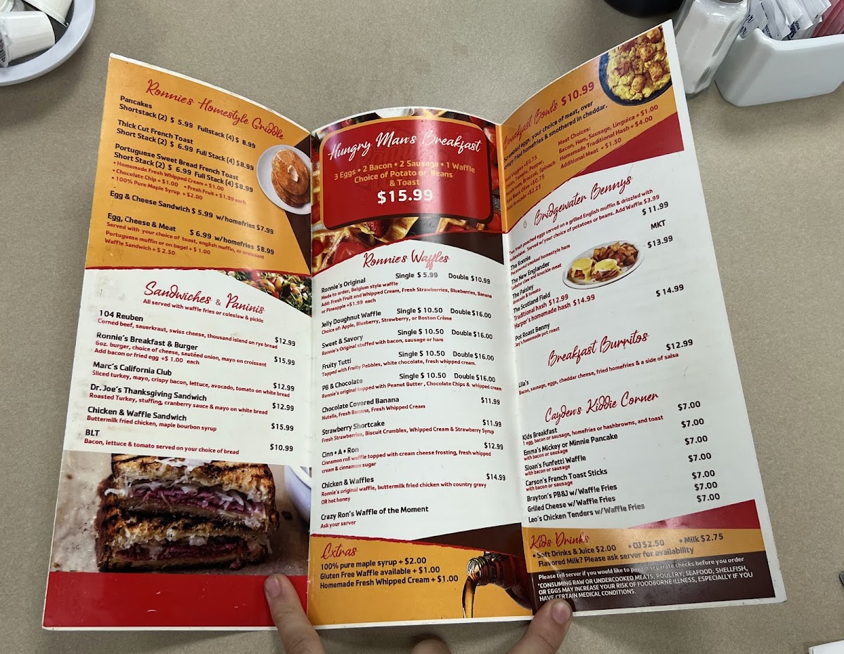 Menu Ronnie Waffles-2