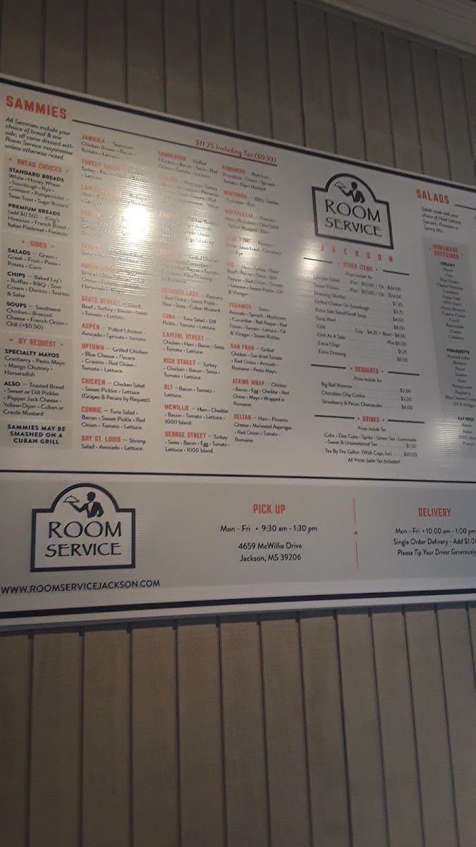 Menu Room Service Jackson-1