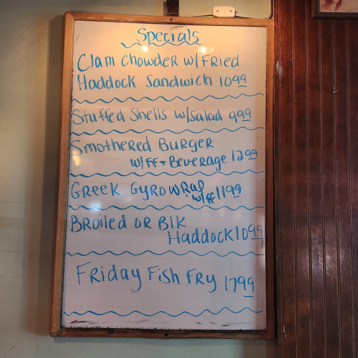 Menu Rooney's-5