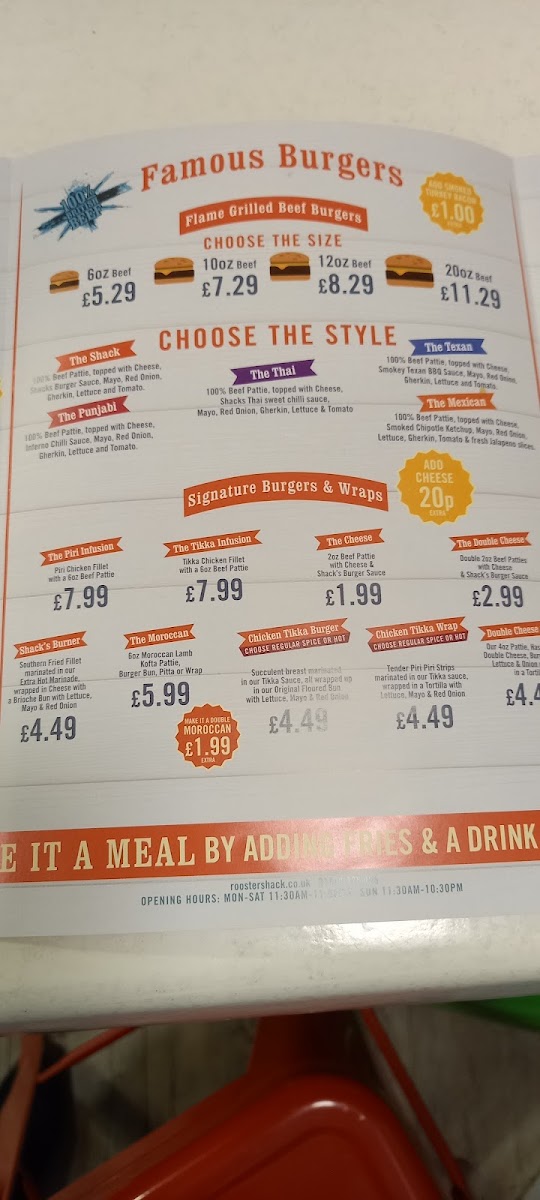 Menu Rooster Shack Woking-3
