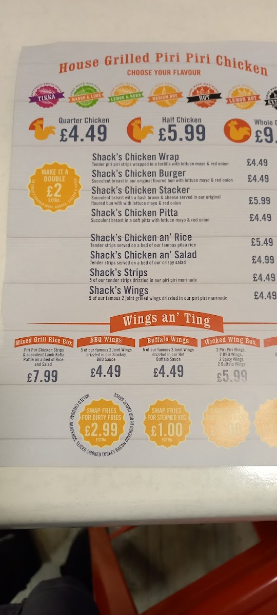 Menu Rooster Shack Woking-4