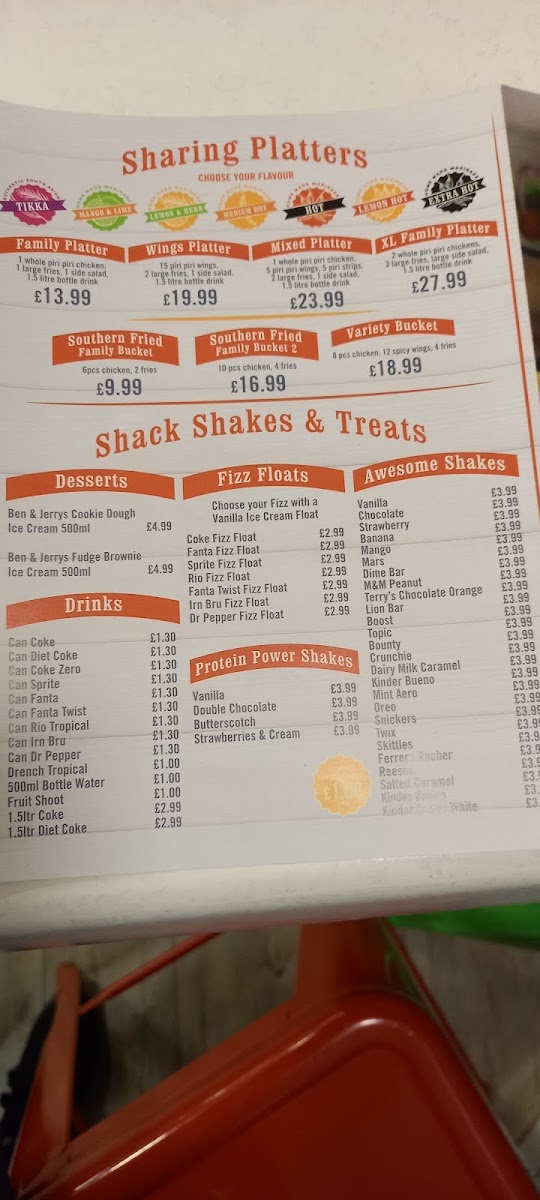 Menu Rooster Shack Woking-5