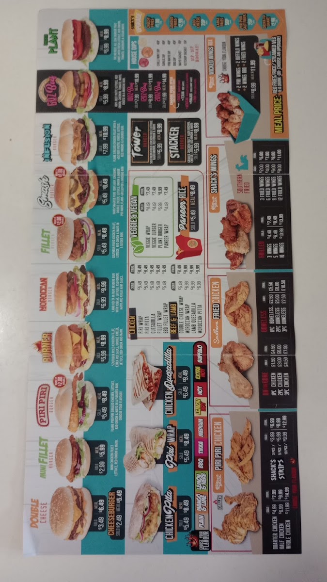Menu Rooster Shack Woking-7