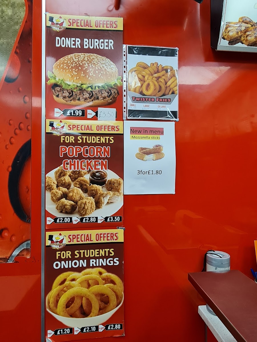 Menu Rooster's Chicken Isleworth-9