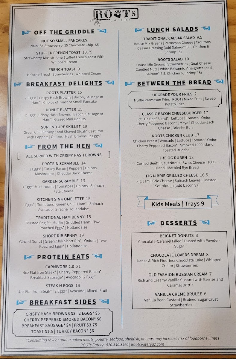 Menu Roots Eatery | Maricopa-2