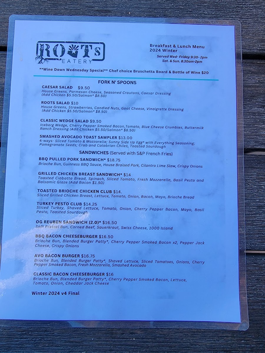 Menu Roots Eatery | Maricopa-5