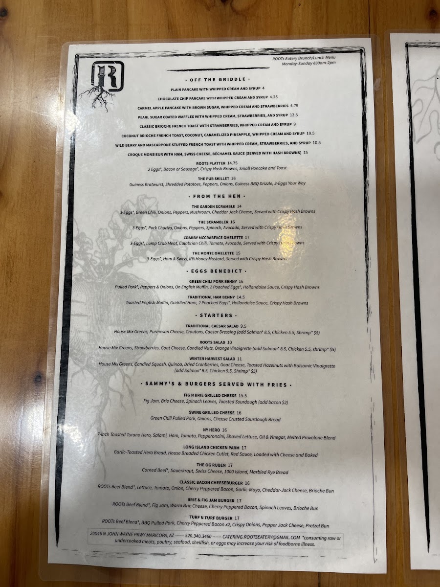 Menu Roots Eatery | Maricopa-6