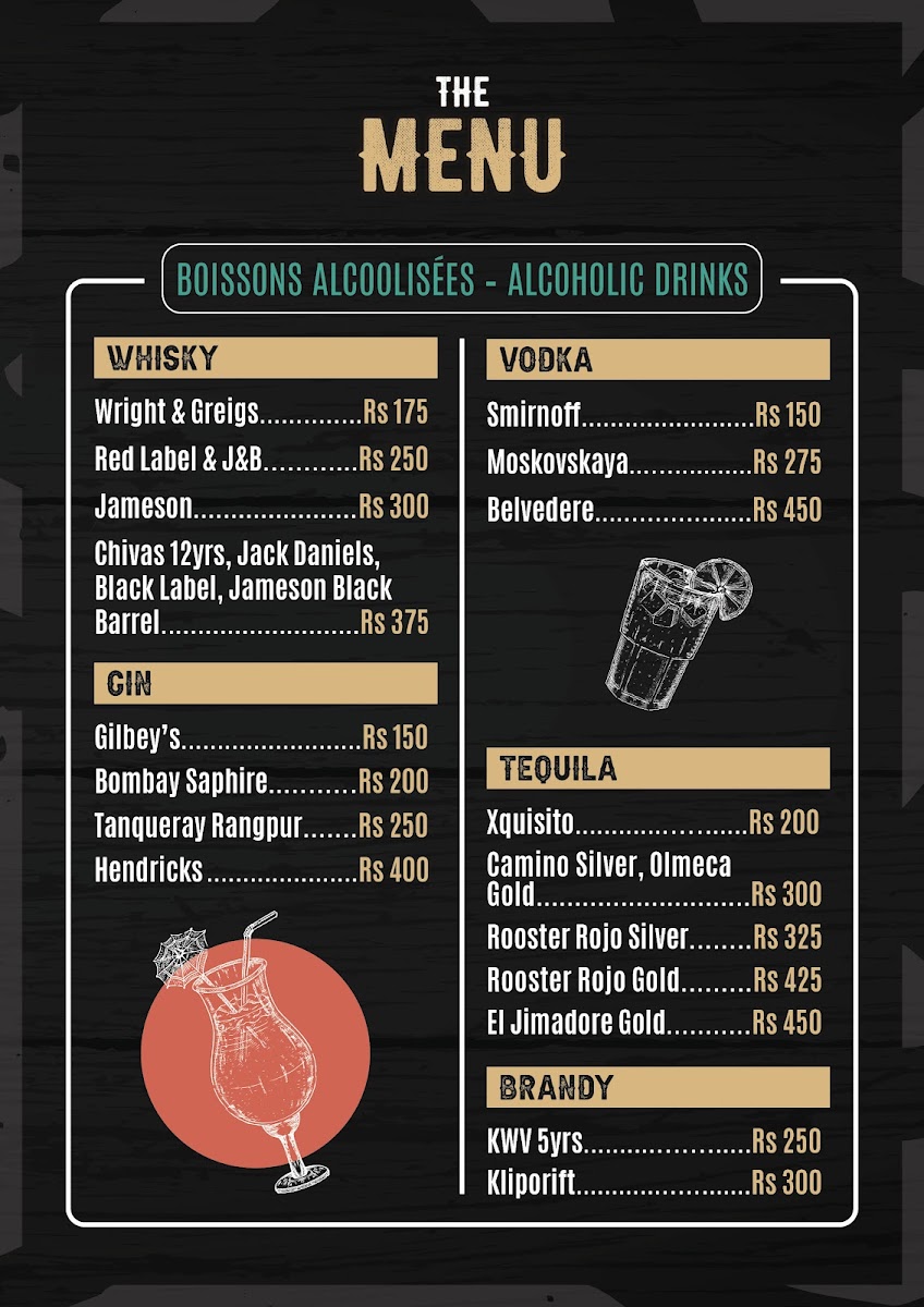 Menu Roots Spirits Restaurant Bar-2